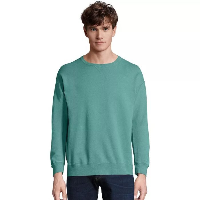 Men's Garment-Dyed Fleece Sweatshirt