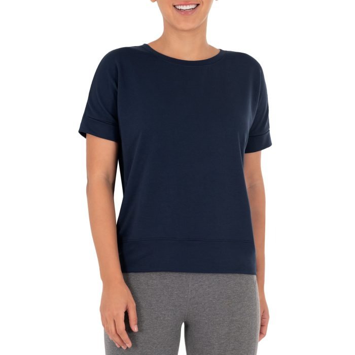 Women's French Terry Athleisure Short Sleeve